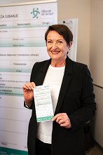 Ana Žličar, predsednica Društva onkoloških bolnikov Slovenije.