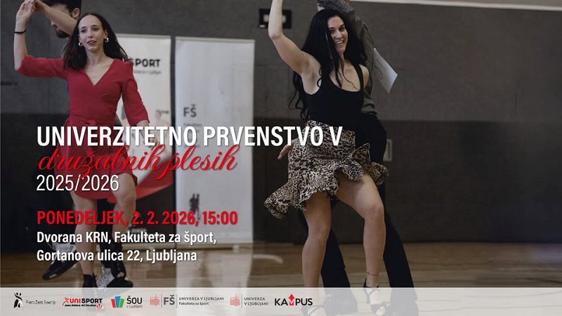 Vabilo na Univerzitetno prvenstvo v družabnih plesih